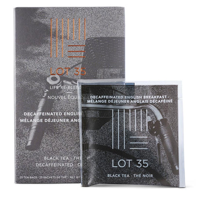 English Breakfast (Decaf) individual tea bag by Lot 35