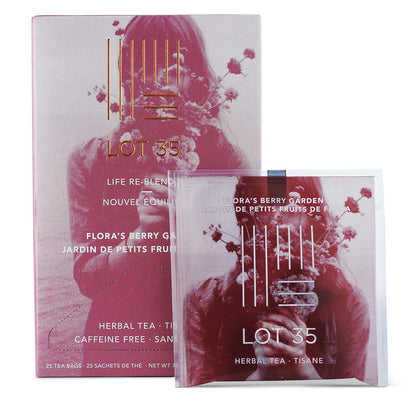 Flora Berry Garden (Decaf) individual tea bag by Lot 35