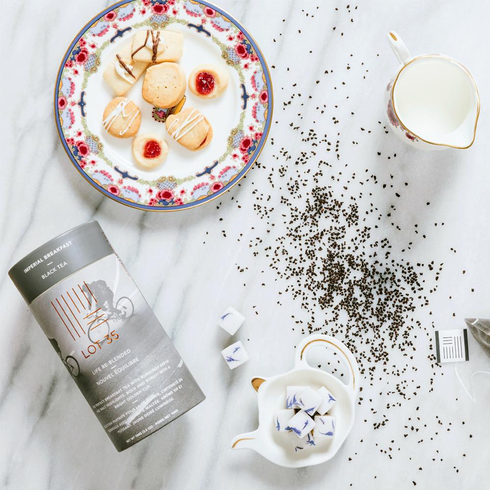 Imperial Breakfast loose leaf tea by Lot 35 and other sweets