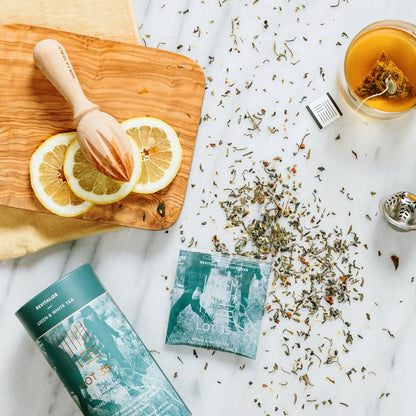 Cup of Revitalize tea by Lot 35