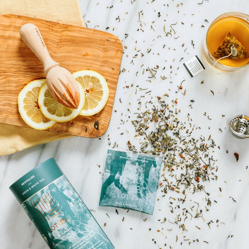 Cup of Revitalize tea by Lot 35