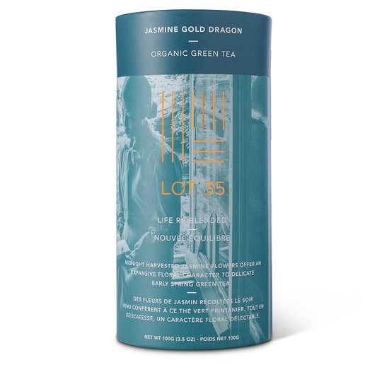 Organic Jasmine Gold Dragon loose leaf tea by Lot 35