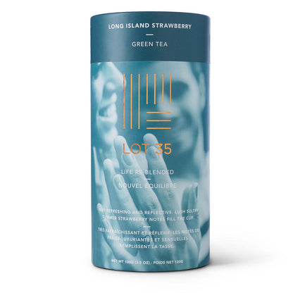 Long Island Strawberry loose leaf tea by Lot 35