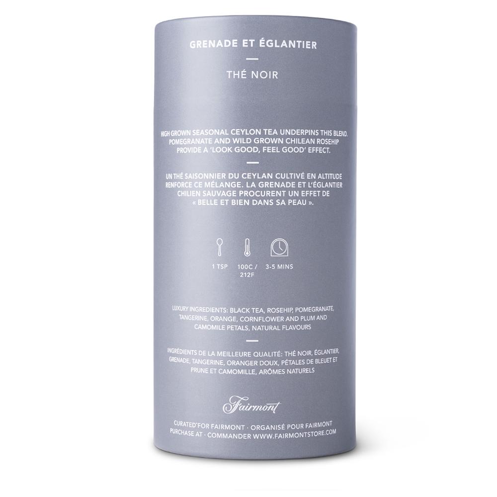 Steeping instructions for Pomegranate Rosehip loose leaf tea by Lot 35