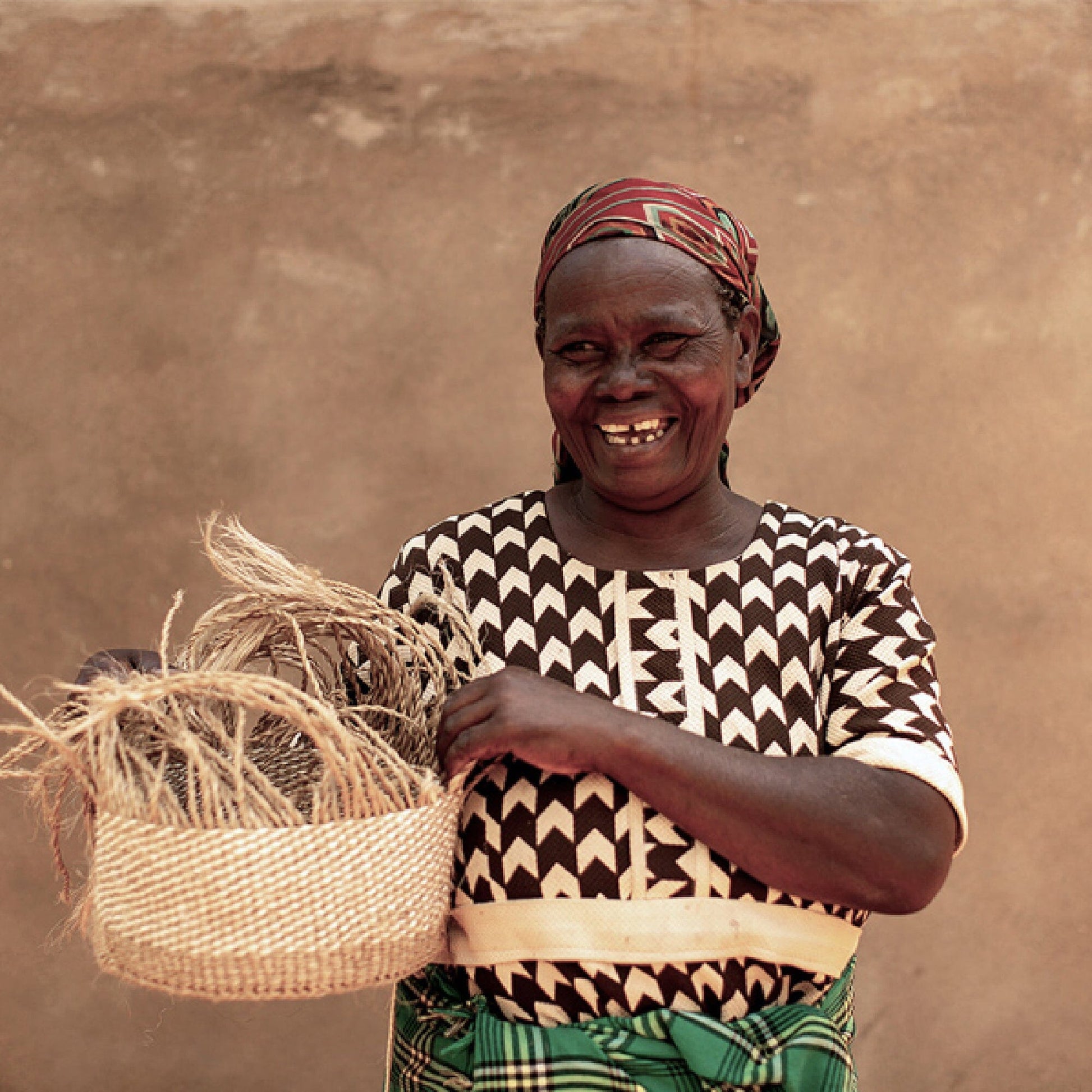 18" Sisal Basket | Stripes Home Decor