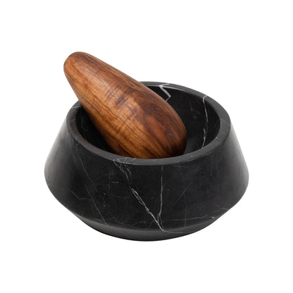Holbox Mortar and Pestle | Black Serveware