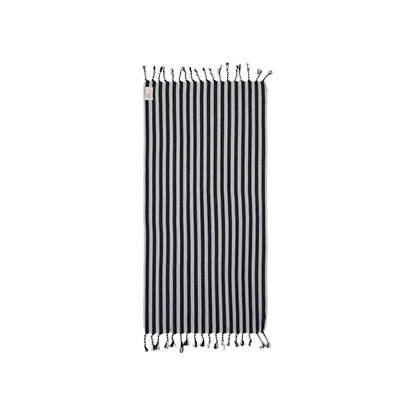 Turkish Hand Towel | Black Stripe Home Textiles